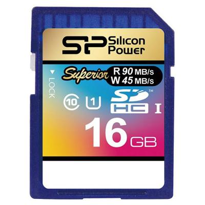 Карта пам'яті Silicon Power 16GB SDHC Class10 UHS-I U1 (SP016GBSDHCU1V10) - зображення 1