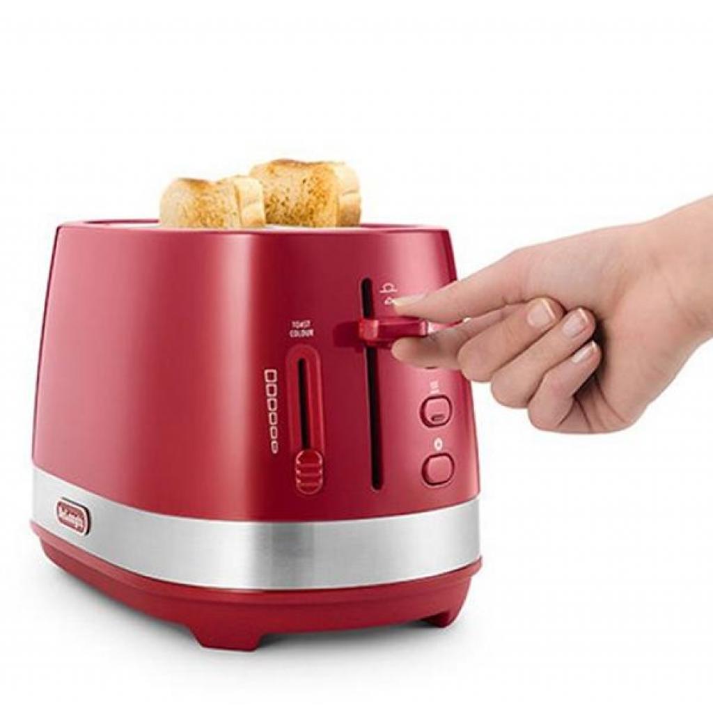 Тостер DeLonghi CTLA 2103 R (CTLA2103R) - зображення 3