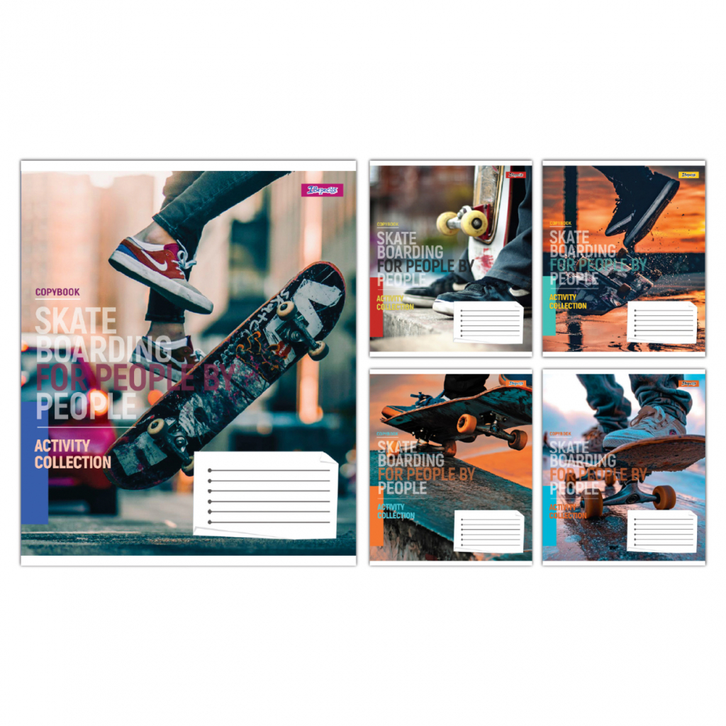 Зошит 1 вересня Skateboardingg А5 60 аркушів клітинка (768178) - зображення 1