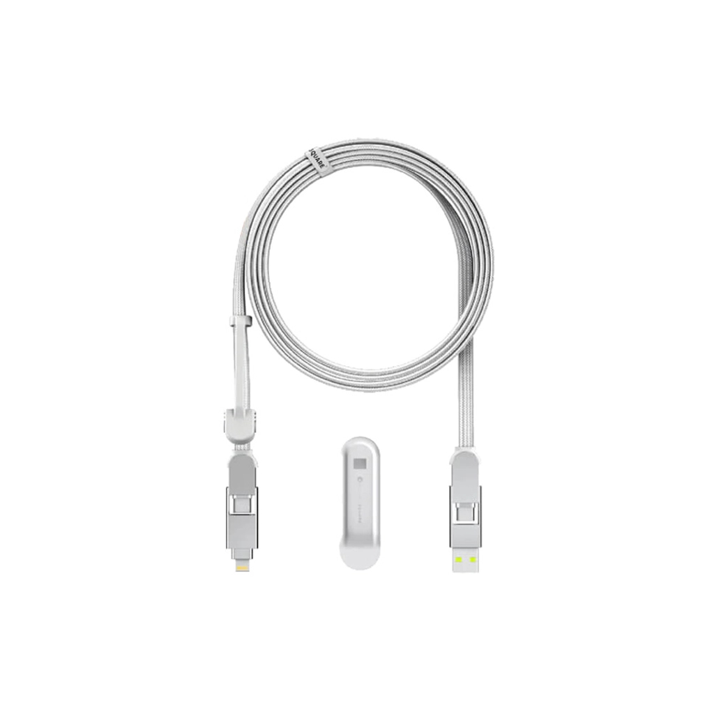 Дата кабель 6in1 inCharge XL 3.0m white Rolling Square (XLL02R) - зображення 1