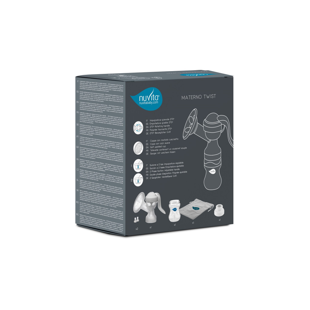 Молоковідсмоктувач Nuvita механічний з регульованою ручкою (NV1215M) - изображение 8