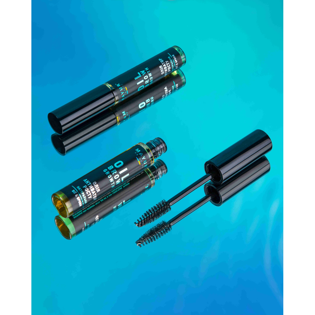 Олія для брів та вій Mayur натуральна Активатор росту 12 мл (4820189560784) - зображення 2