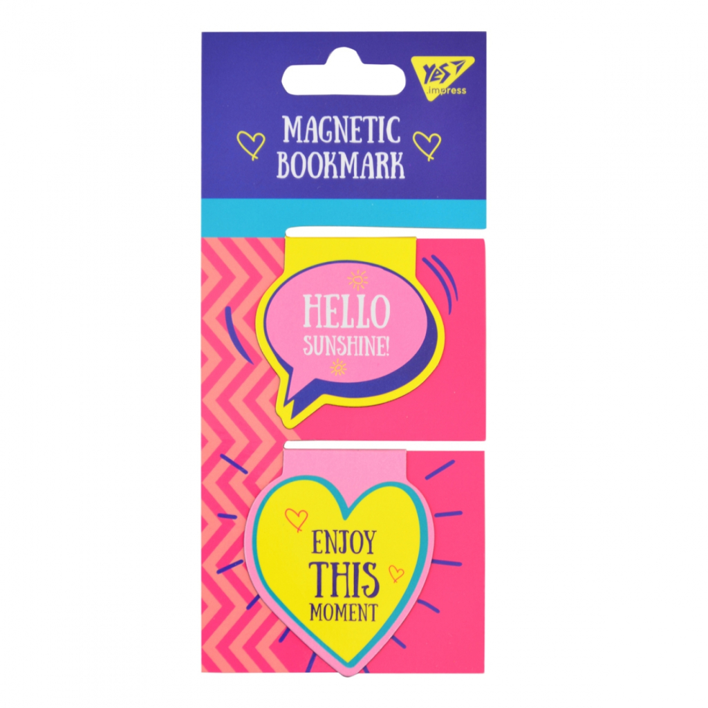 Закладки для книг Yes магнітні DAILY, 2 шт (707269) - зображення 1