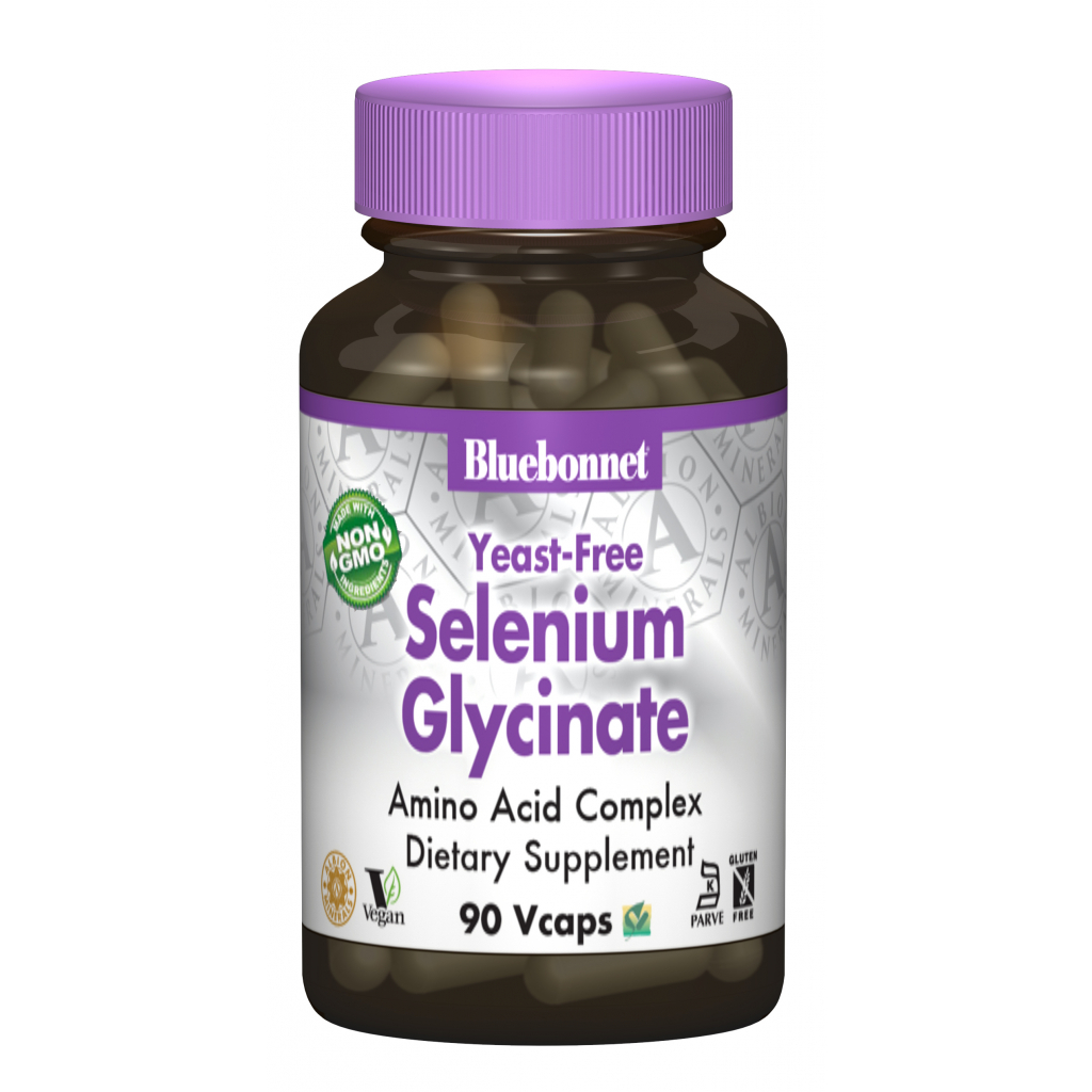 Мінерали Bluebonnet Nutrition Селен гліцинат, Albion, 90 гелевих капсул (BLB0678) - зображення 1