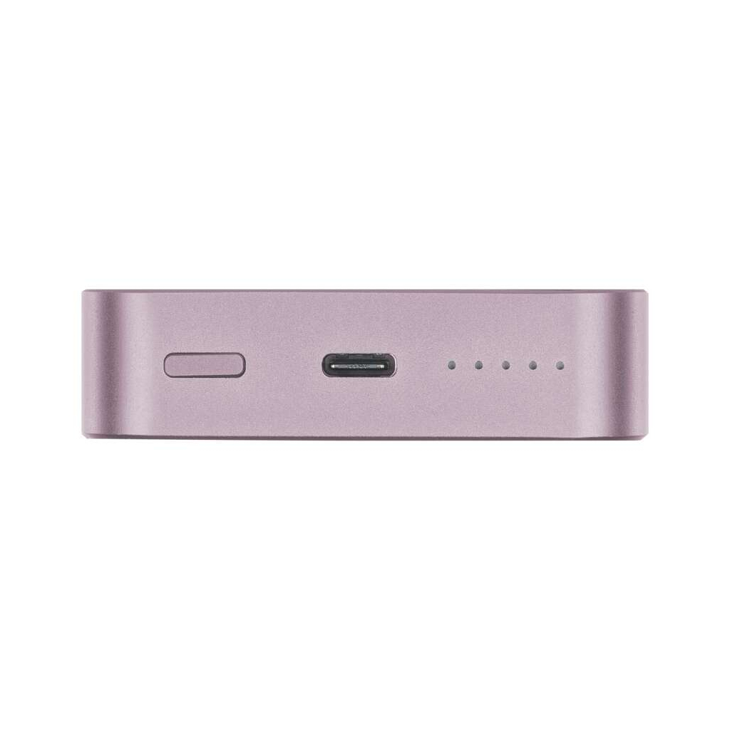 Батарея універсальна EMOS 10000mAh WI1046, 20W, Wireless, salmon (B0551S) - зображення 4