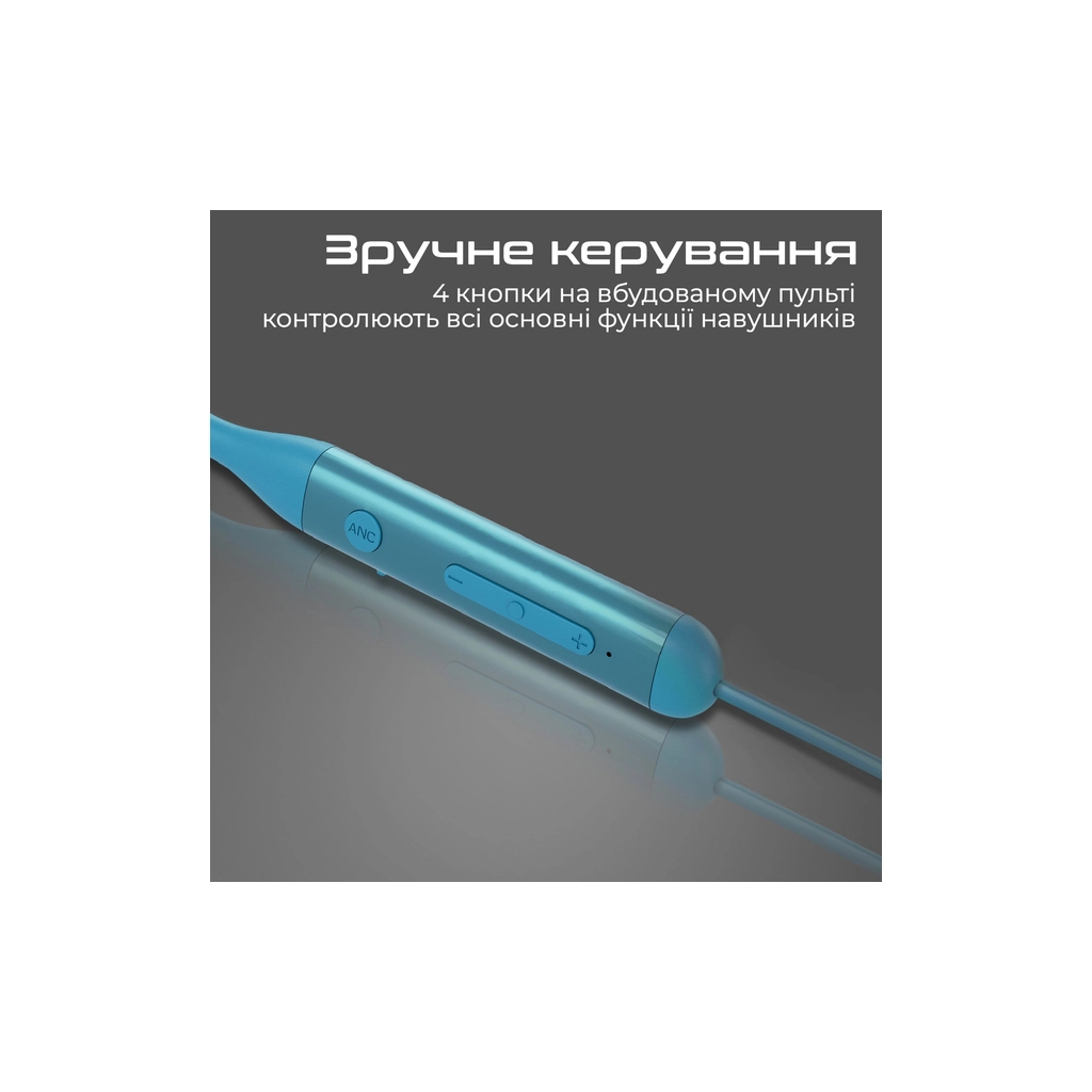 Навушники Promate ANC Velcon Blue (velcon.blue) - зображення 8