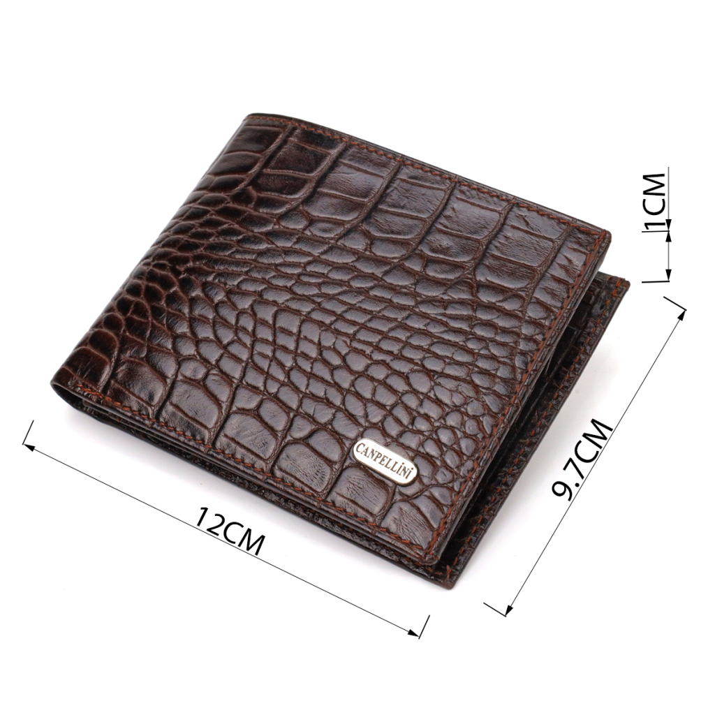 Гаманець Canpellini З натуральної шкіри Коричневий (21763) - зображення 3