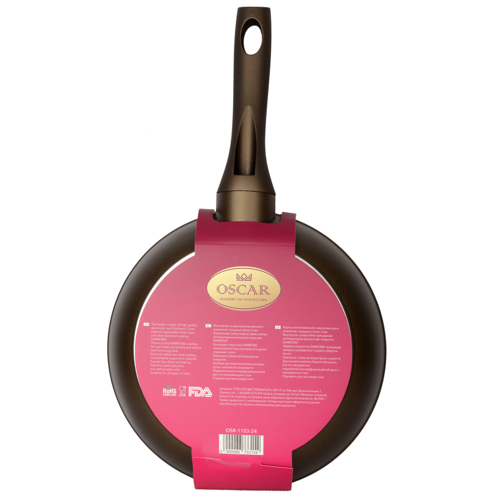 Сковорода Oscar Grand 24 см (OSR-1103-24) - зображення 4