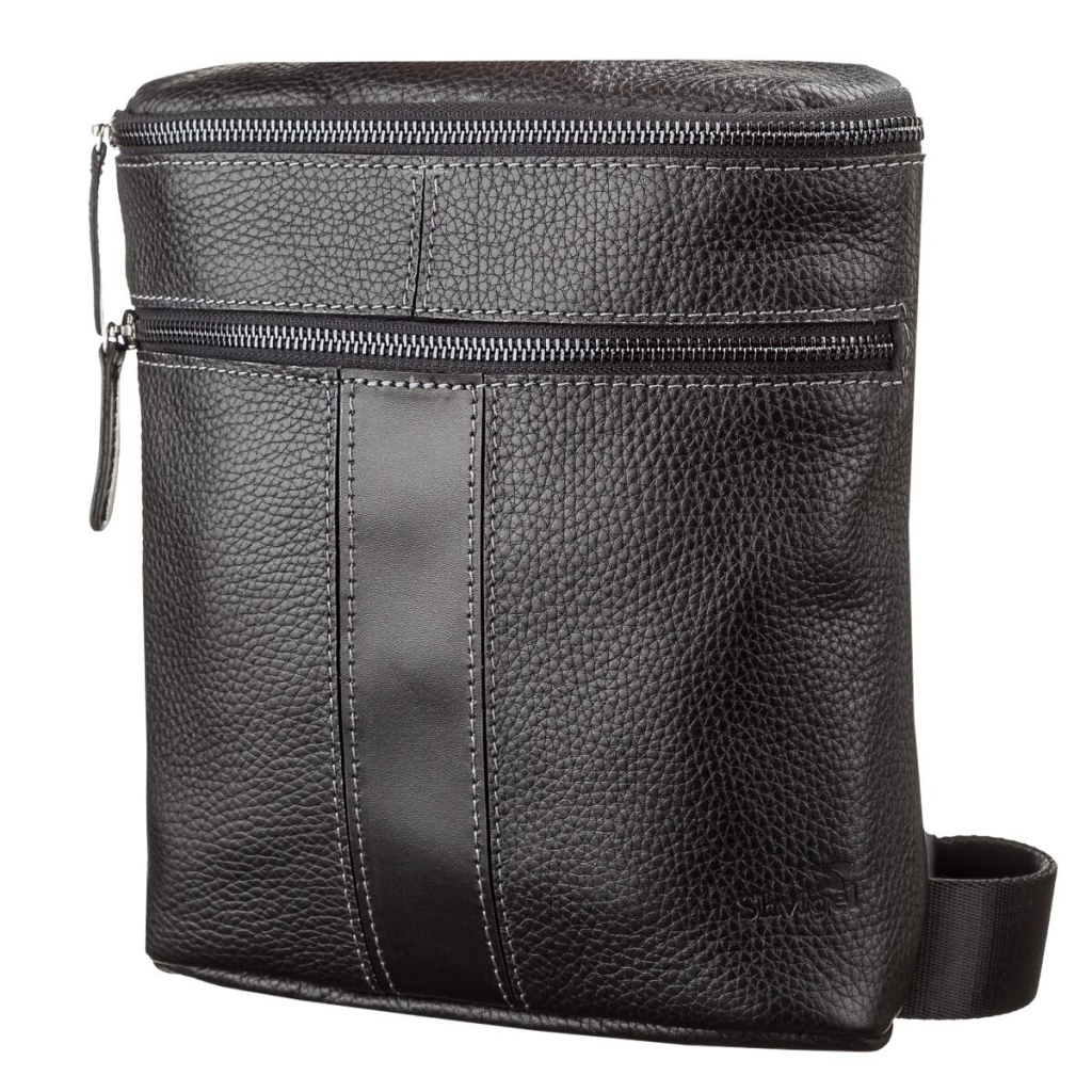 Сумка Shvigel Шкіряна Чорна (11102) - зображення 1