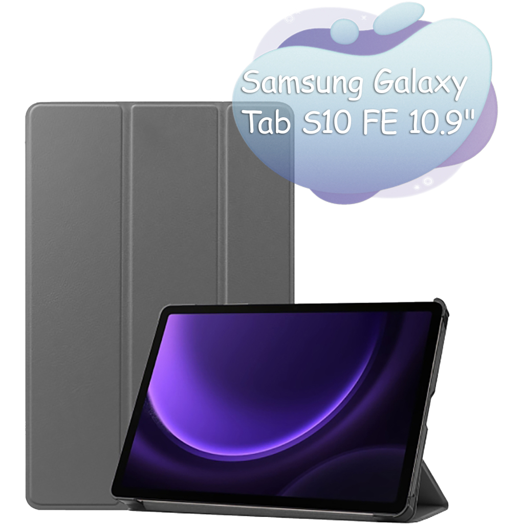 Чохол до планшета BeCover Smart Case Samsung Galaxy Tab S10 FE (SM-X520/SM-X526) 10.9" Gray (713277) - зображення 1