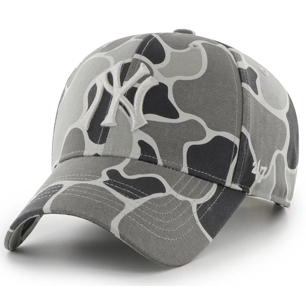 Кепка 47 Brand Yankees Duck Camo Snap B-DCKSM17GWP-UZ сірий камуфляж (196505415750) - зображення 1