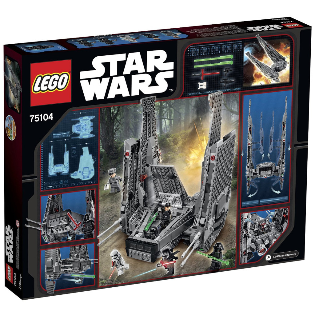 Конструктор LEGO Star Wars Командний шатл Кайло (75104) - зображення 12