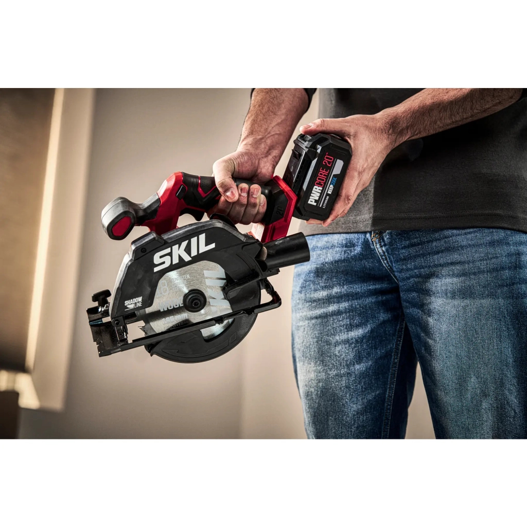 Дискова пила Skil акумуляторна безщіткова, 3551 AB , 4Ah, напрямні рейки (SW1E3551AB) - зображення 3