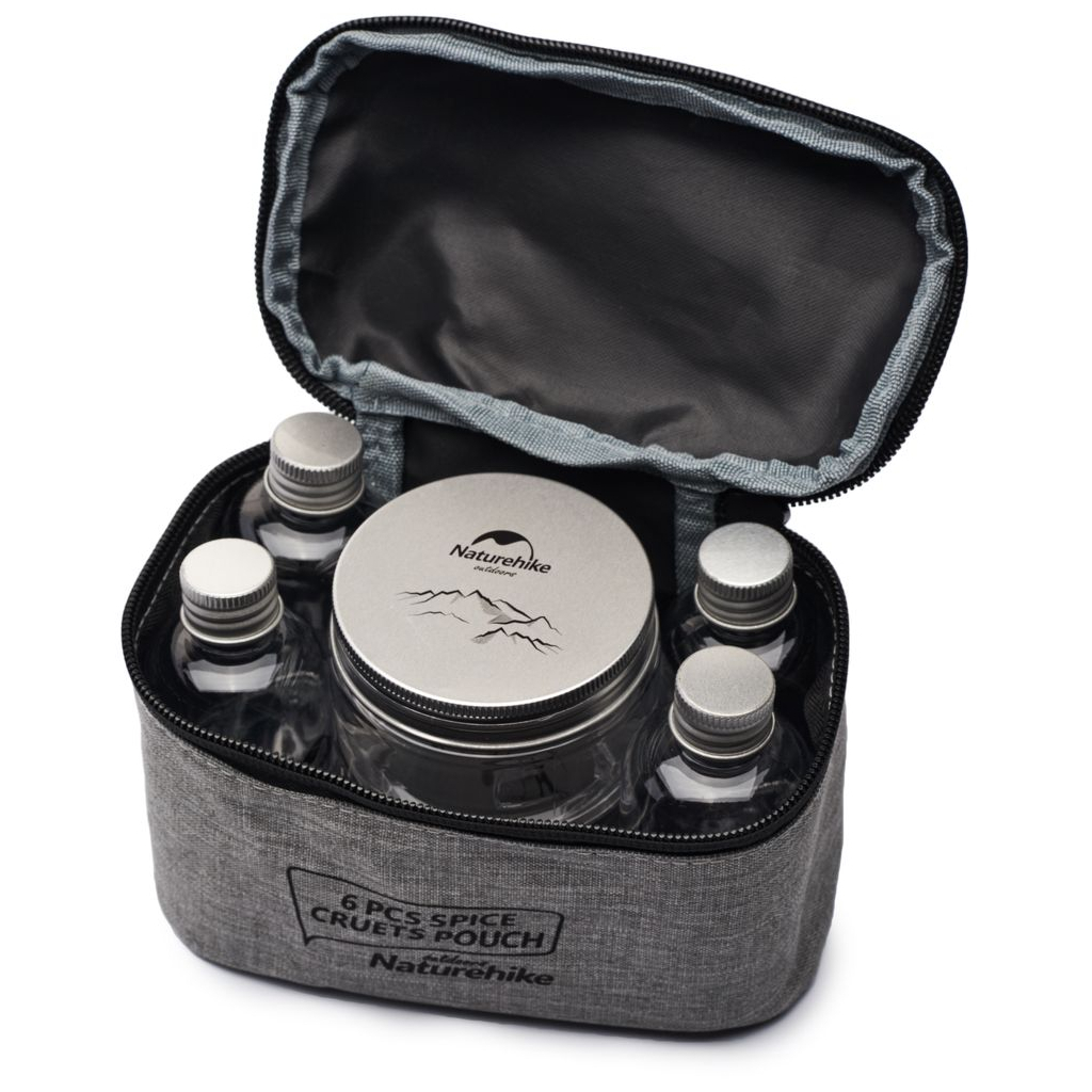 Набір туристичного посуду Naturehike для спецій BBQ NH17T011-P 6 одиниць (6927595720226) - зображення 3