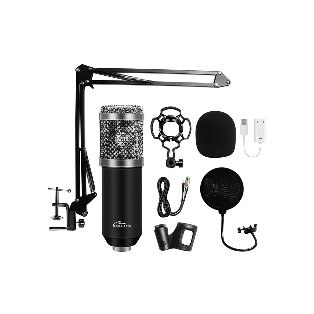 Мікрофон Media-Tech Професійний набір XLR USB (MT397S) - зображення 2
