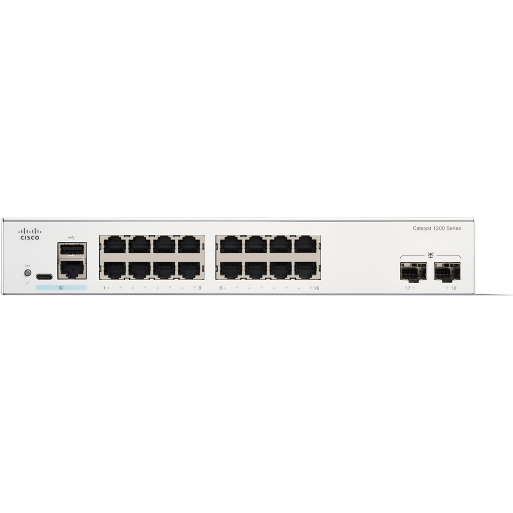 Комутатор мережевий Cisco C1200-16T-2G - зображення 2