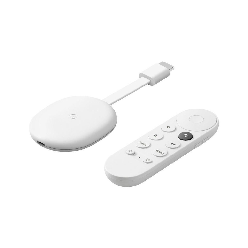 Медіаплеєр Google Chromecast 4K with Google TV (Snow) (GA01919-US) - изображение 1