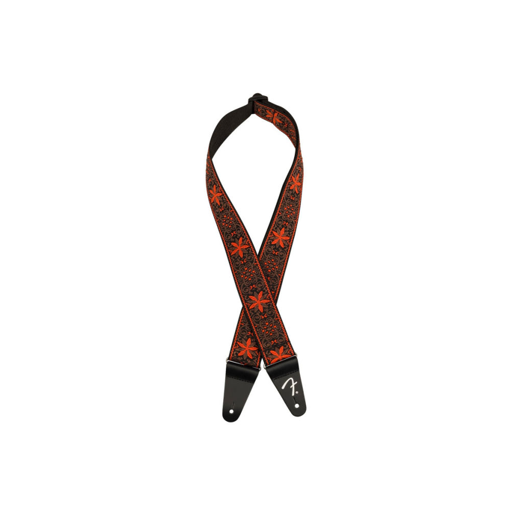 Ремінь для гітари Fender Strap 2" Pasadena Woven Orange Wallflower (236931) - зображення 1