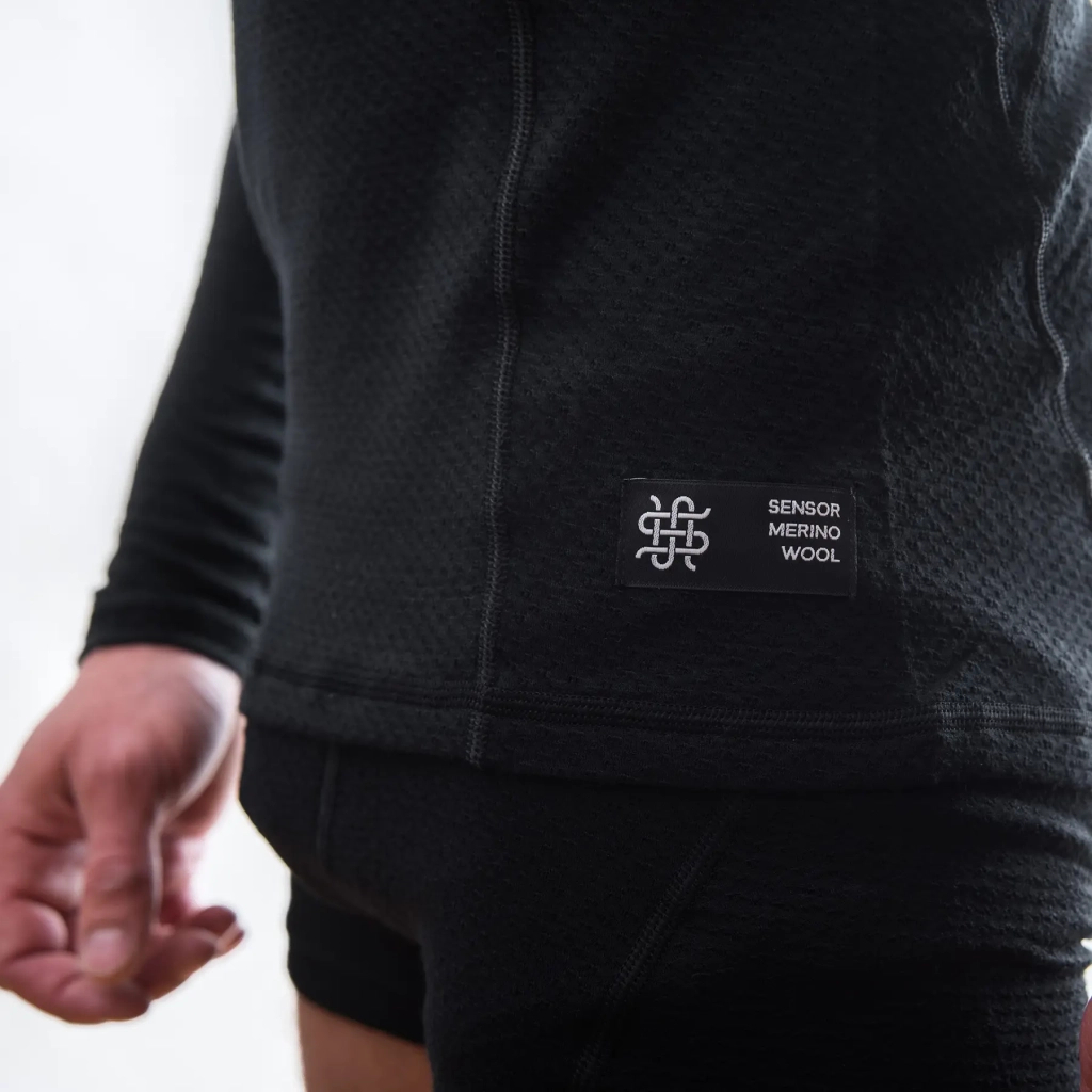 Термокофта Sensor Merino DF LS black 15100021 XXL (SM11M-black-XXL) - изображение 5