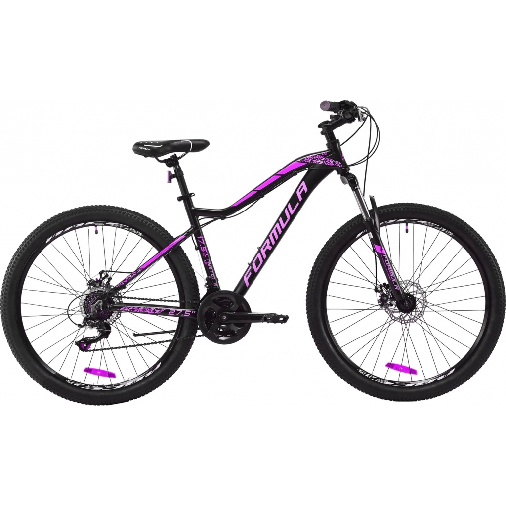 Велосипед Formula 26" MYSTIQUE рама-16" 2021 Black/Violet (OPS-FR-26-509) - изображение 1