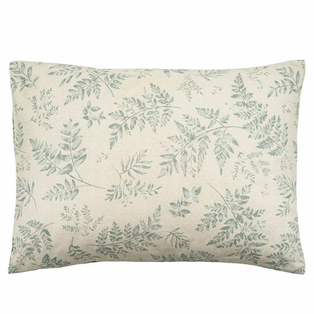 Постільна білизна Ardesto Gloria сатин папороть зелений євро 200х220 (ART2022FG) - зображення 5