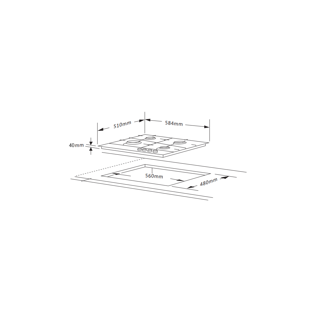 Варочна поверхня Interline HGG 764 FGT BA - изображение 11