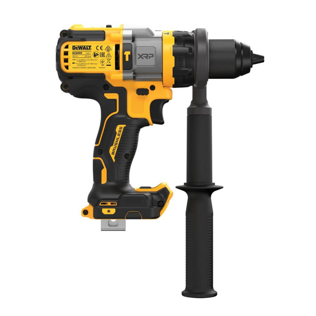 Шуруповерт DeWALT XR Li-Ion, 18 В, 126 Нм, 500-1500-2250 об/хв, TSTAK, (без АКБ та ЗП) (DCD999NT) - зображення 4