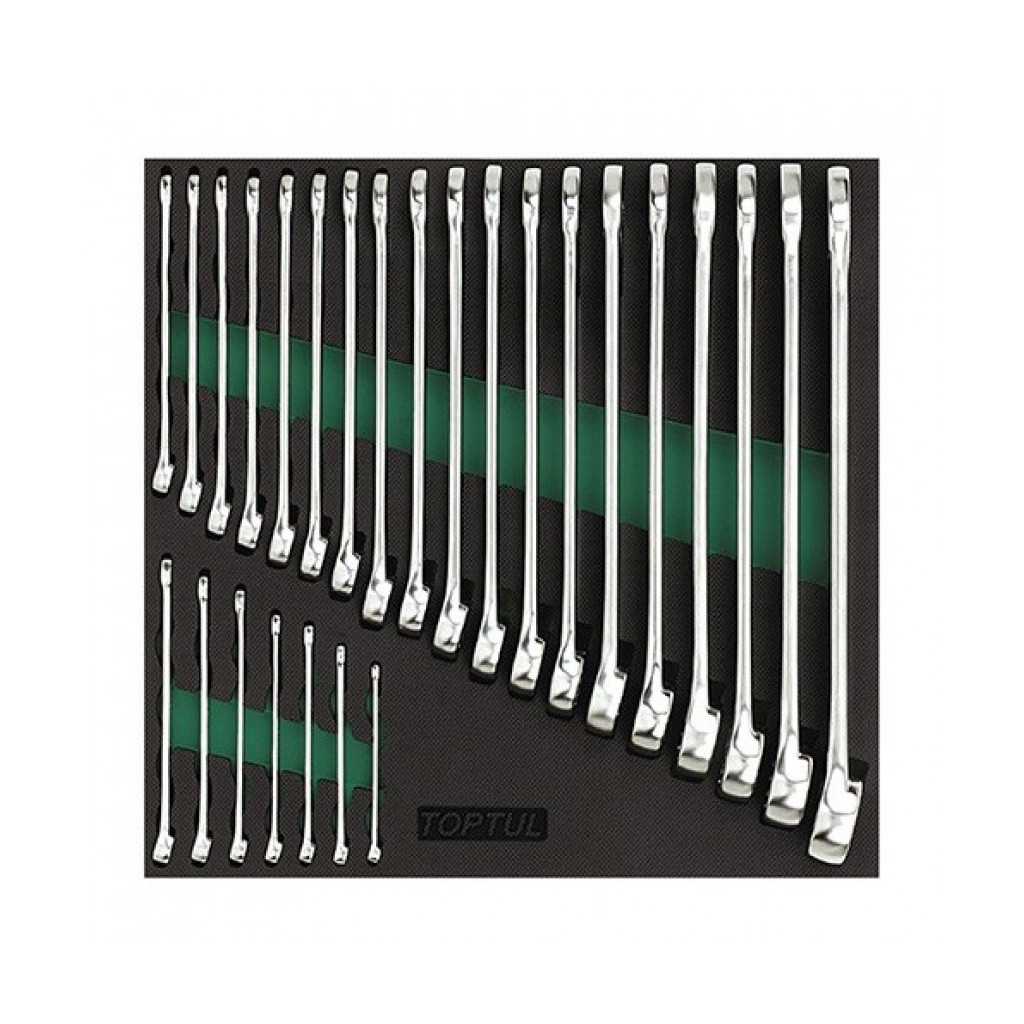 Ключ Toptul набір комбінованих 26 шт 6-32 в ложементі (GVC2604) - зображення 1