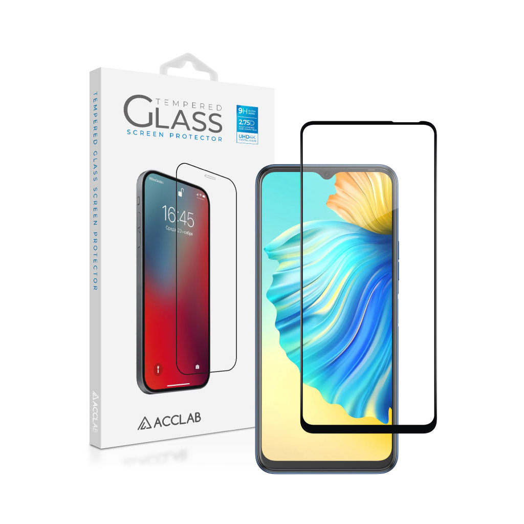 Скло захисне ACCLAB Full Glue Tecno Spark 8p (1283126533136) - зображення 2