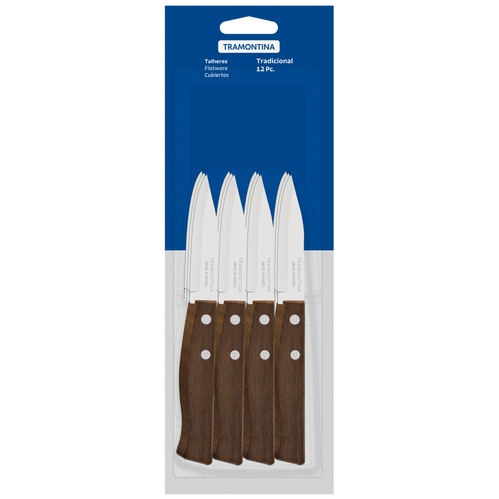 Набір ножів Tramontina Tradicional Vegetable 76 мм 12 шт (22210/903) - зображення 4