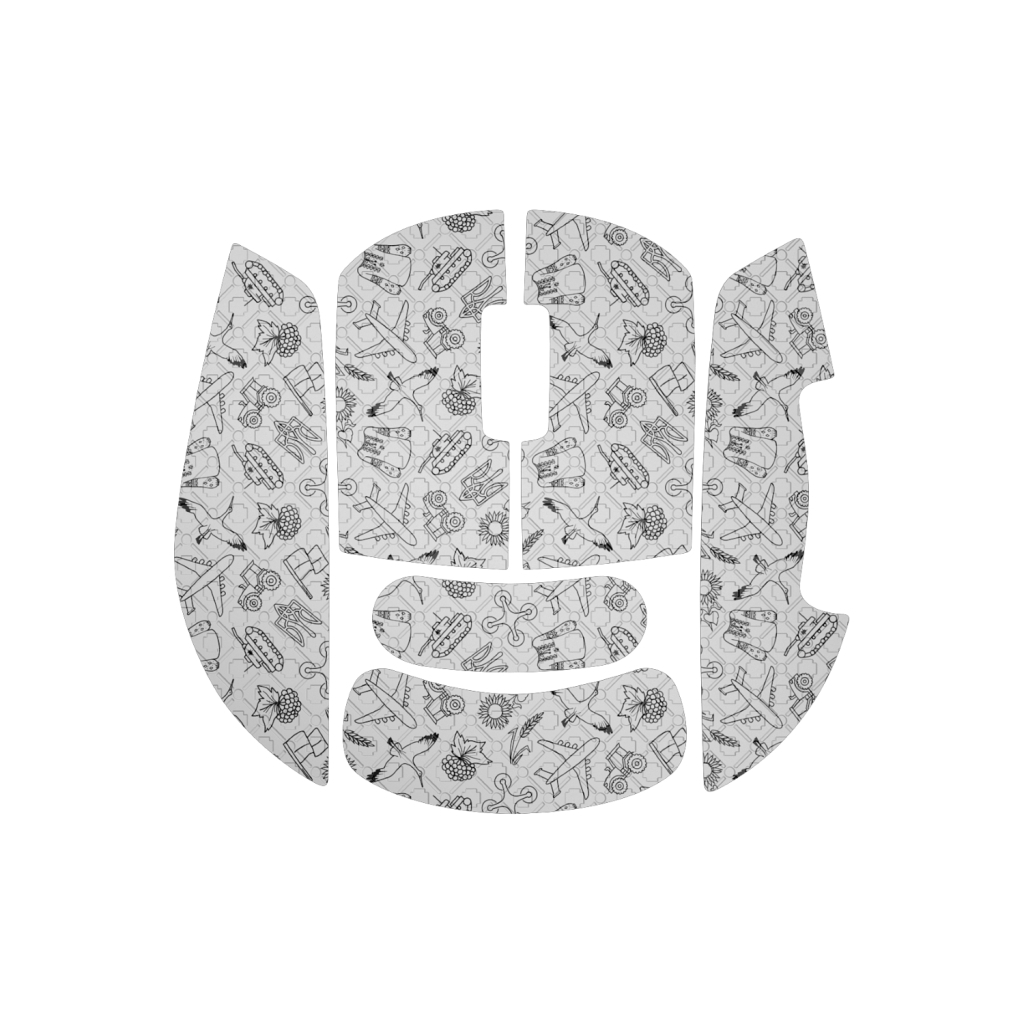 Мишка Hator Quasar 2 Pro Wireless/Bluetooth/USB White/Cyan (HTM561WC) - зображення 4