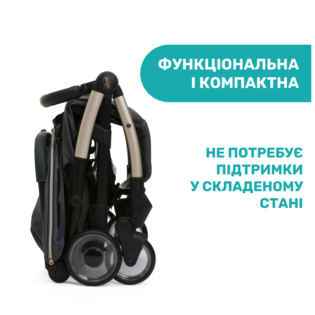 Коляска Chicco Goody Plus Stroller чорна (79877.57) - зображення 9