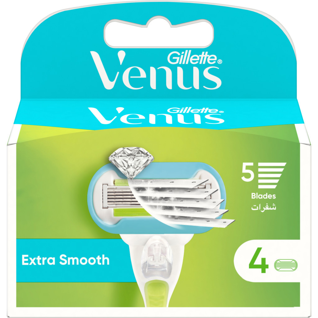 Змінні касети Gillette Venus Extra Smooth Embrace 4 шт. (7702018955527) - изображение 2