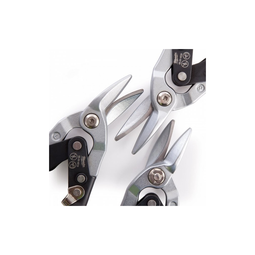 Ножиці по металу Milwaukee набір 3шт (48224533) - зображення 6