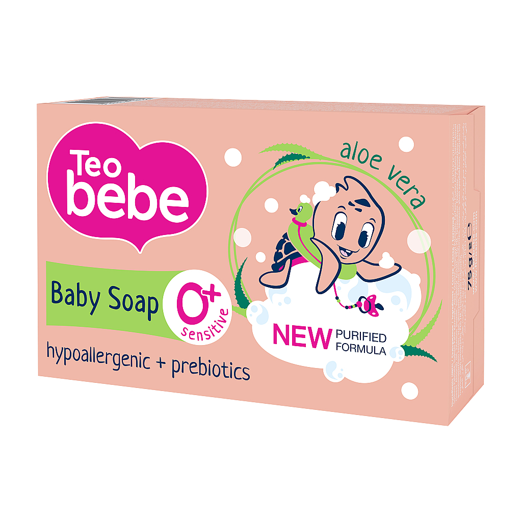 Дитяче мило Teo bebe З екстрактом Алое Вера 75 г (3800024045264) - зображення 1