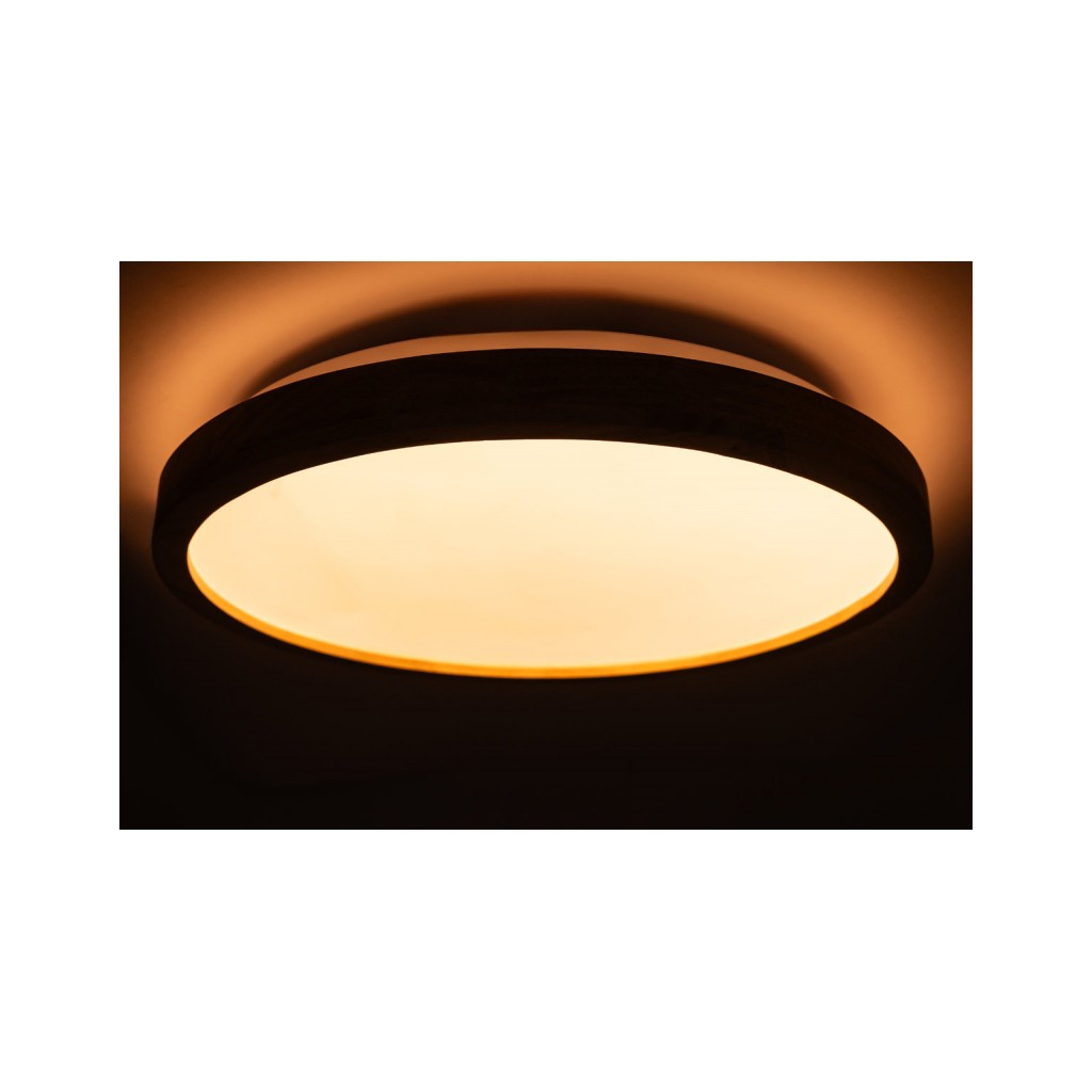 Світильник Vestum WOOD матовий 60W 375*60мм 3000К-6500К з ДК горіх (VS-91046) - изображение 4