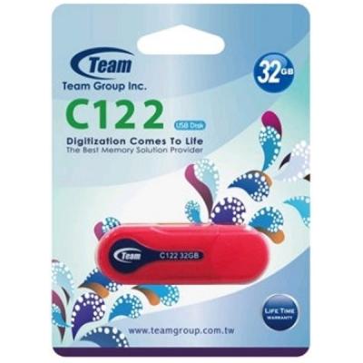USB флеш накопичувач Team 32GB C122 Red USB 2.0 (TC12232GR01) - зображення 3