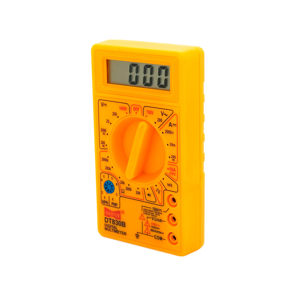 Цифровий мультиметр HAOYUE DT-830B, щупи, Box (HAOYUE DT-830B) - зображення 2