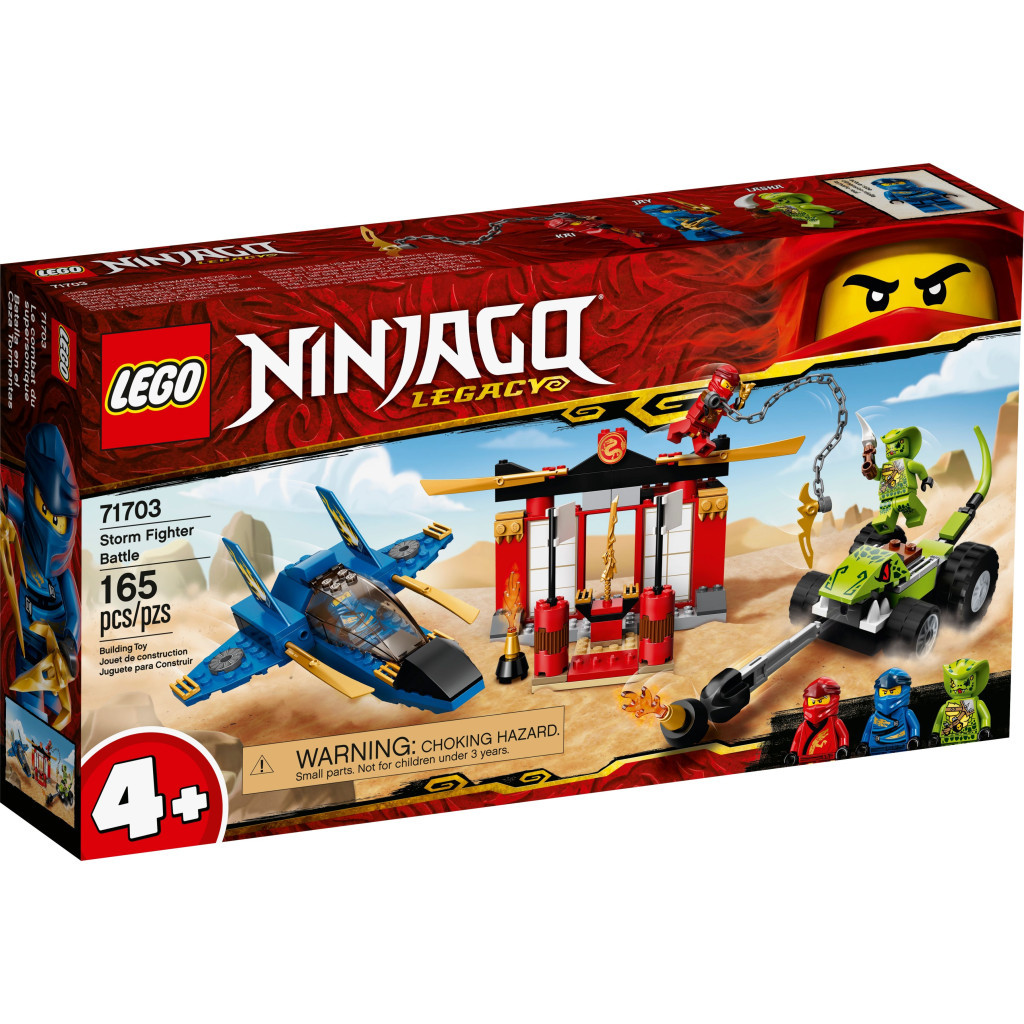 Конструктор LEGO Ninjago Бій на штормовому винищувачі 165 деталей (71703) - зображення 1