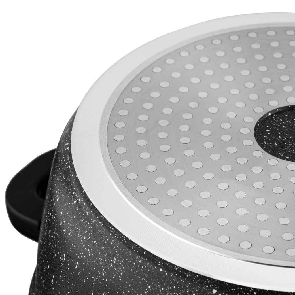 Каструля Ardesto Gemini Anzio, 5л, алюміній, чорний (AR2454GE) - зображення 8