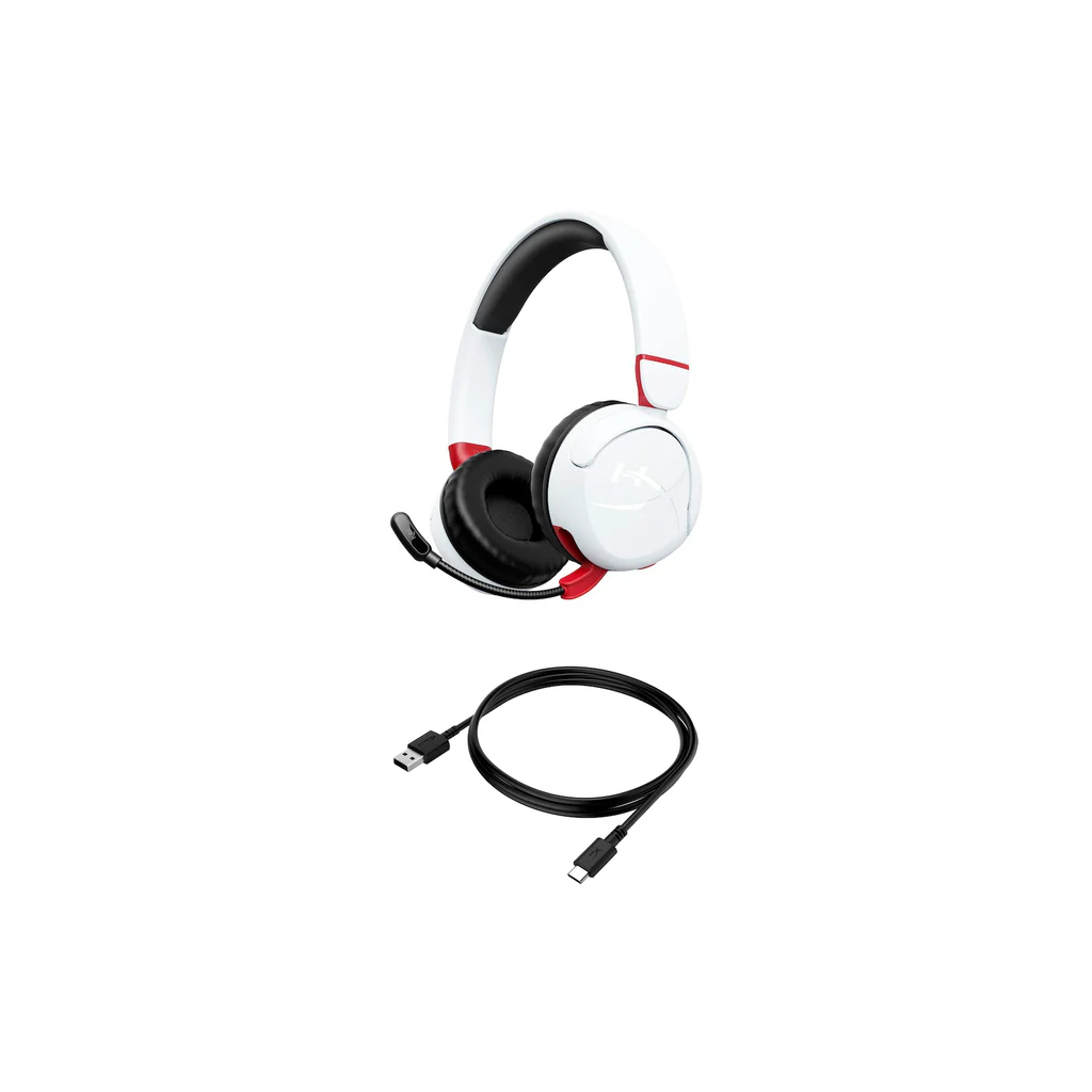 Навушники HyperX Cloud Mini Wireless White (7G8F2AA) - зображення 6