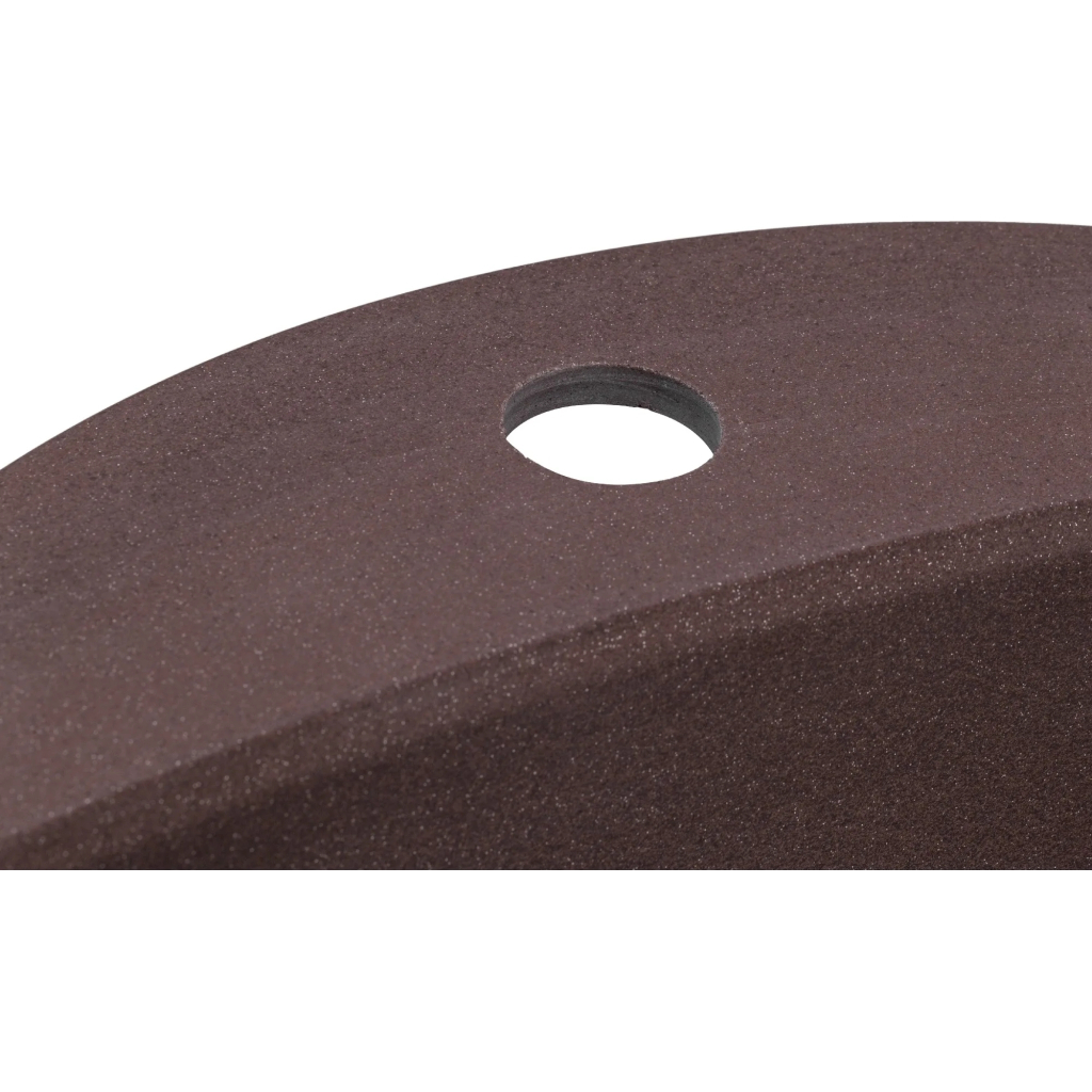 Мийка кухонна GRANADO RONDA marron з сифоном (470*490mm.) (gr2206) - зображення 5