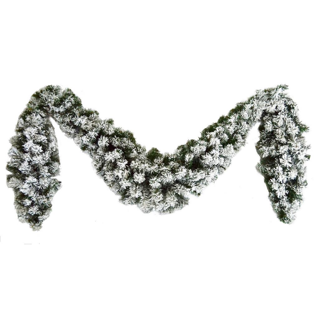 Декоративна гілка YES! Fun ялинкова фігурна засніжена 2.5 м (960366) - зображення 1