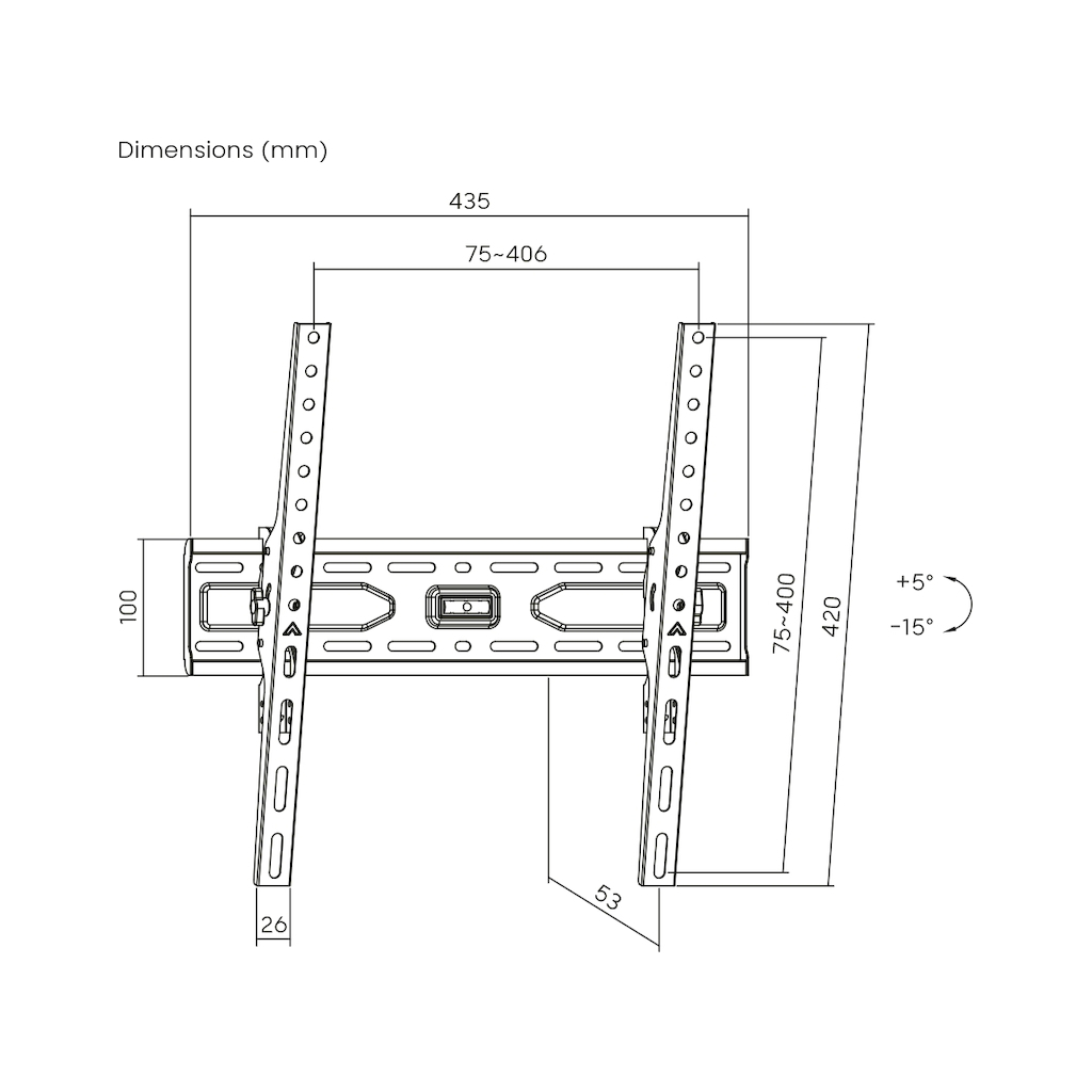 Кронштейн Brateck KL36-44T - зображення 5