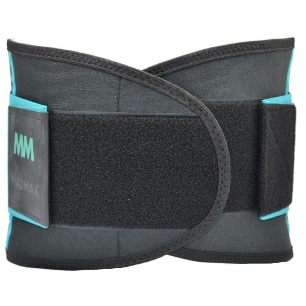 Пояс компресійний MadMax MFA-277 Slimming belt Black/turquoise L (MFA-277-TRQ_L) - зображення 10