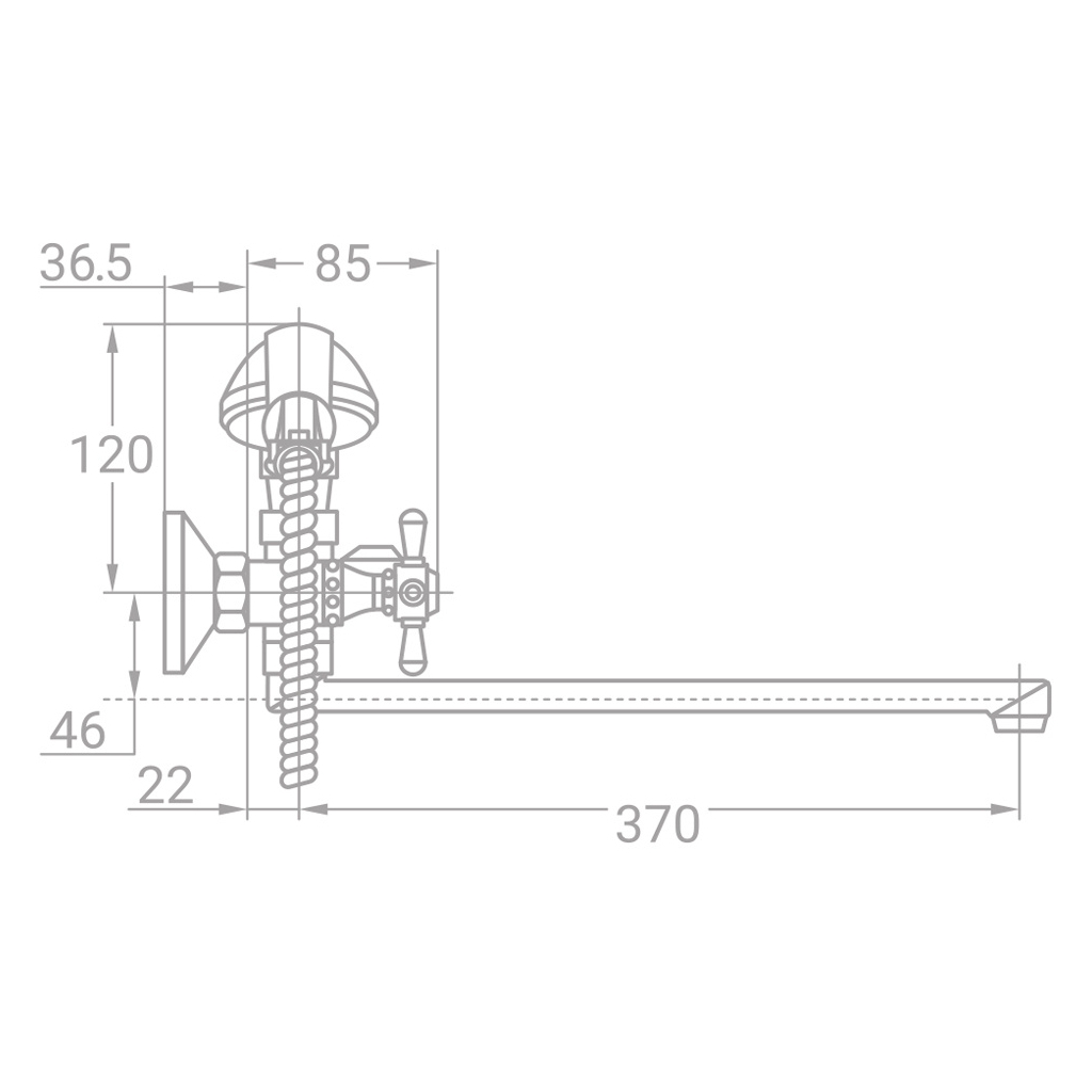 Змішувач TAU VD-2C261C - зображення 3