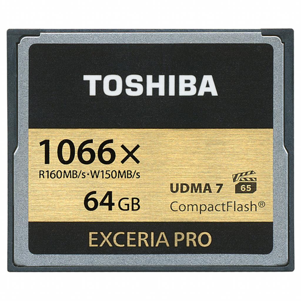 Карта пам'яті Toshiba 64GB Compact Flash 1000X (CF-064GSG(BL8) - зображення 1