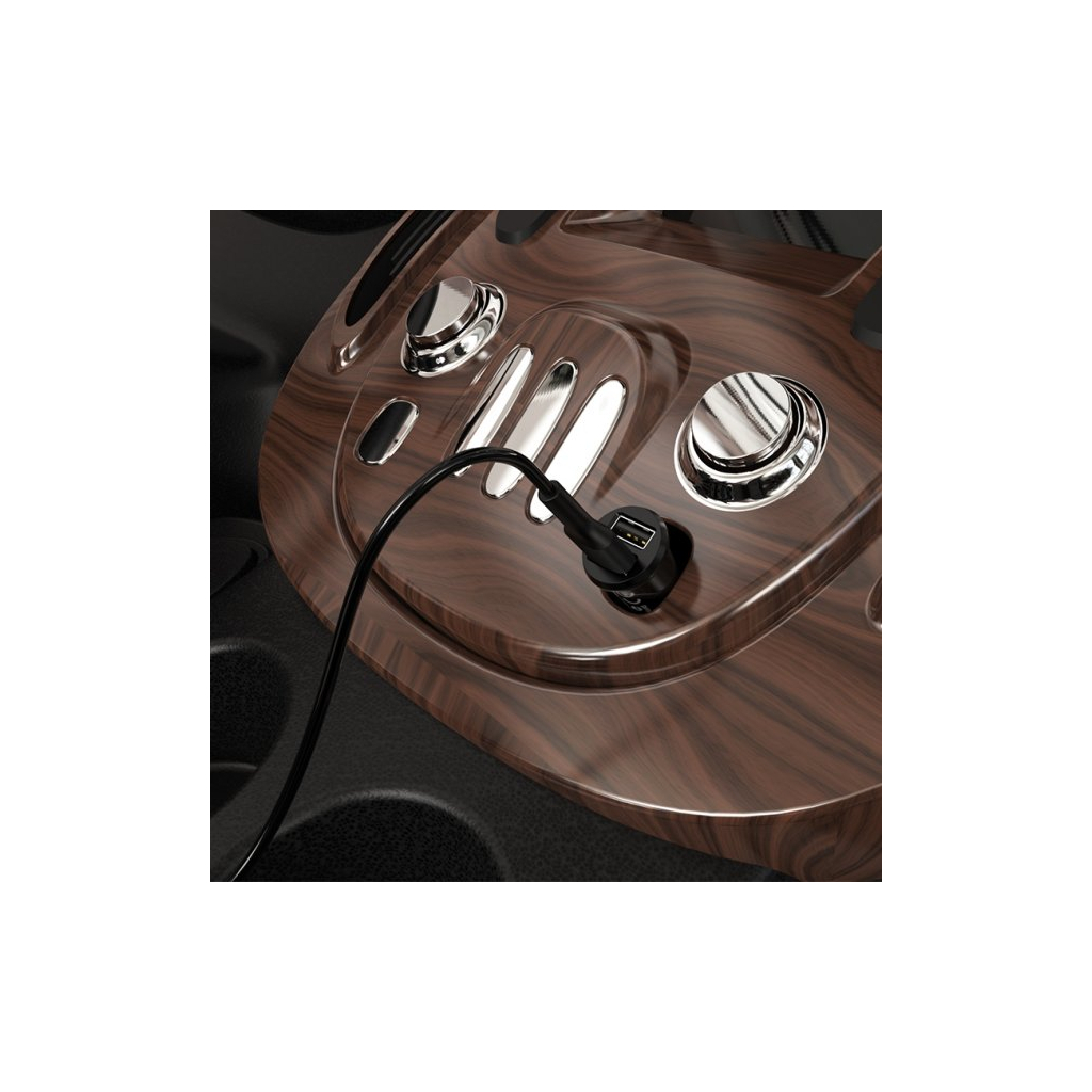 Зарядний пристрій T-Phox Charger Set 2.4A Dual+MicroUSB cable 1.2m (Black) (T-S09 SET M B) - зображення 6