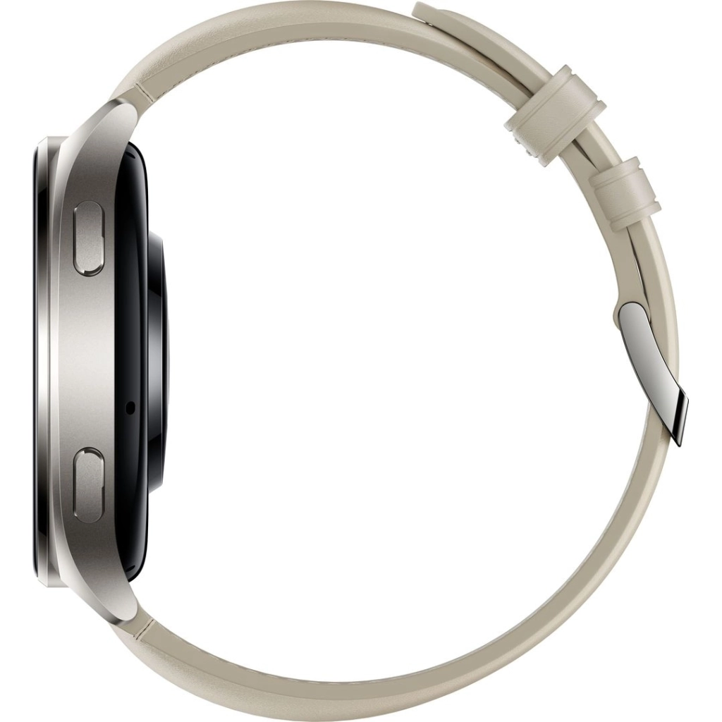 Смарт-годинник Xiaomi Watch 2 Titan BHR9306GL Gray Case White Leather Strap (1093970) - зображення 5