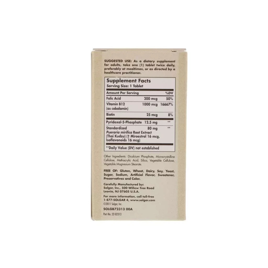 Мультивітамін Solgar Менопауза Комплекс для жінок, PM Phytogen Complex, 60 таблеток (SOL-02313) - зображення 2